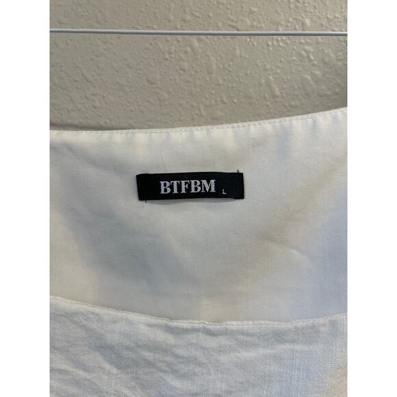 BTFBM Skirt Set Sleeveless Rick Rack Trim Cropped Tank Top Tiered A-line Maxi - Picture 9 of 11